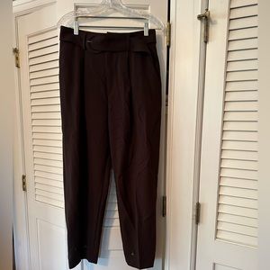 Mango Belted Ankle Trouser